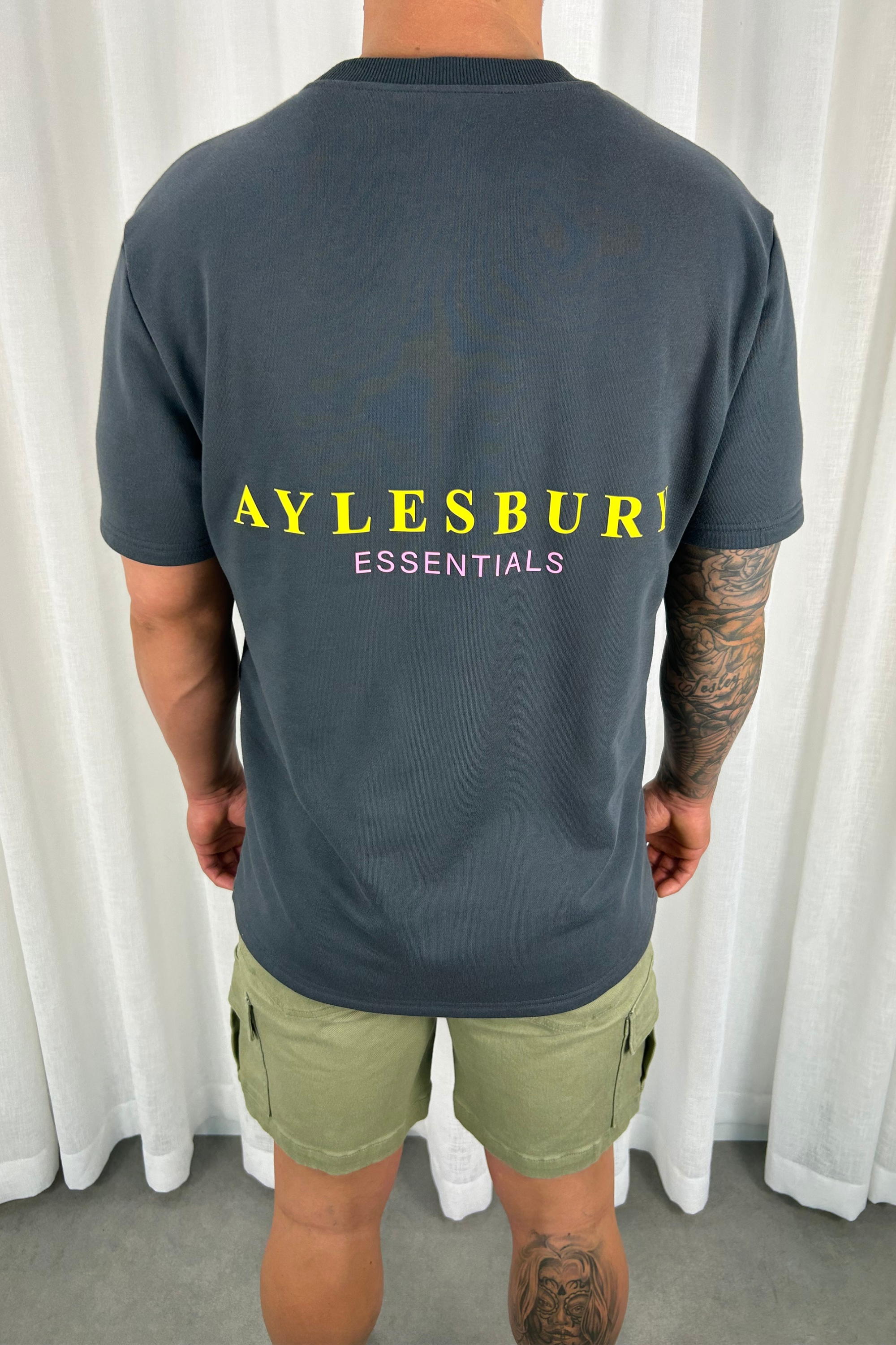 Heavyweight Essentials Tee - Hale Navy