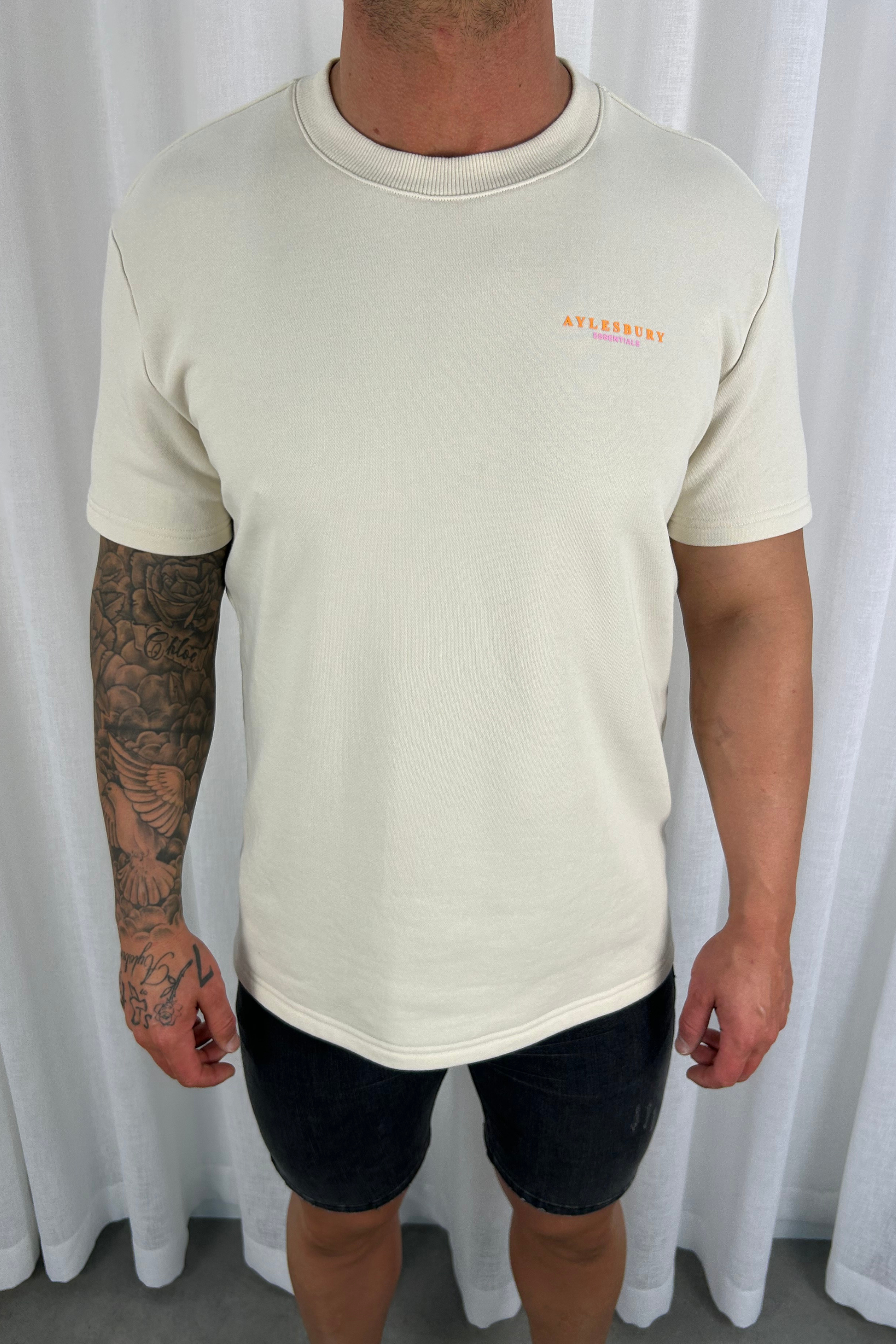 Heavyweight Essentials Tee - Cream
