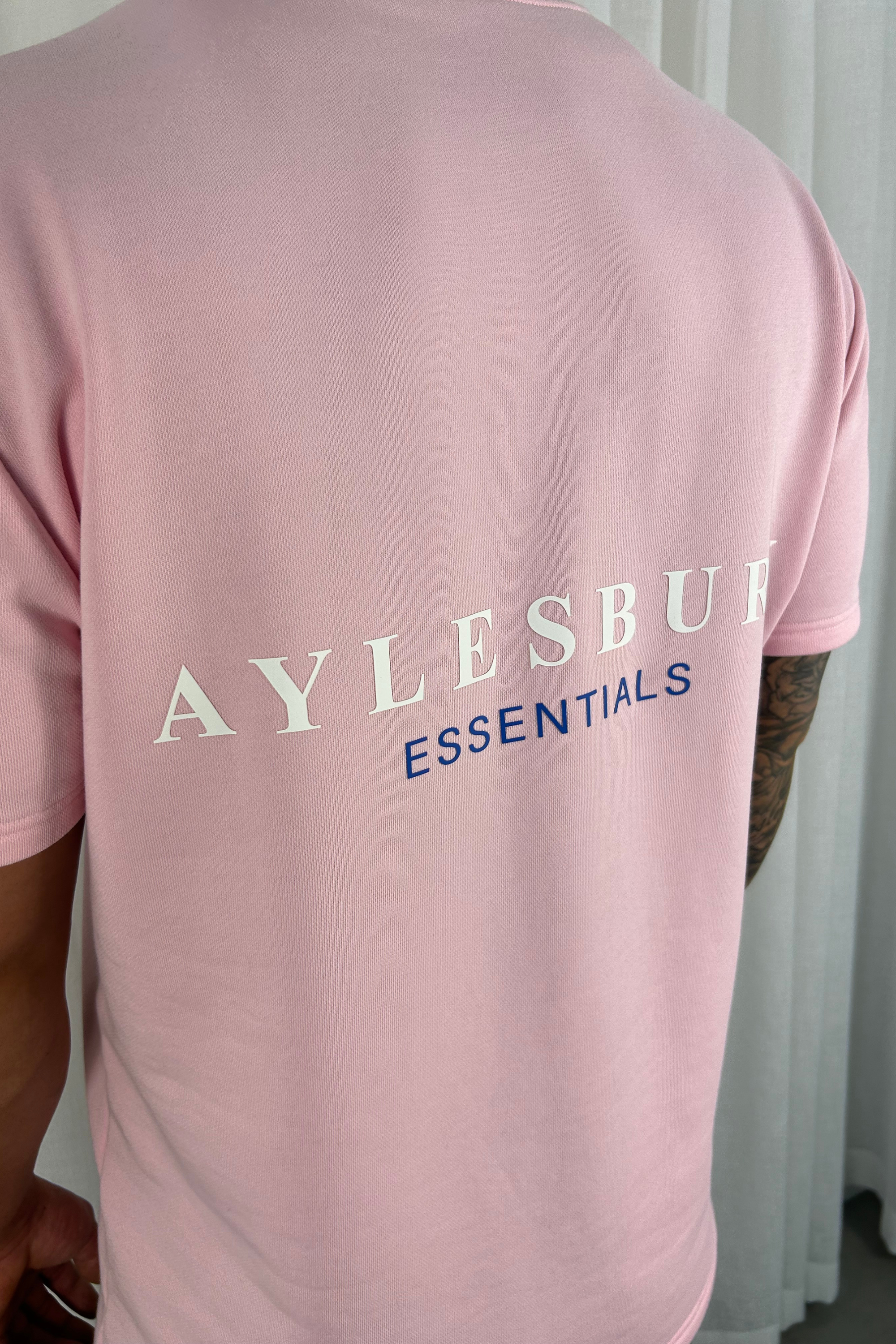 Heavyweight Essentials Tee - Pink