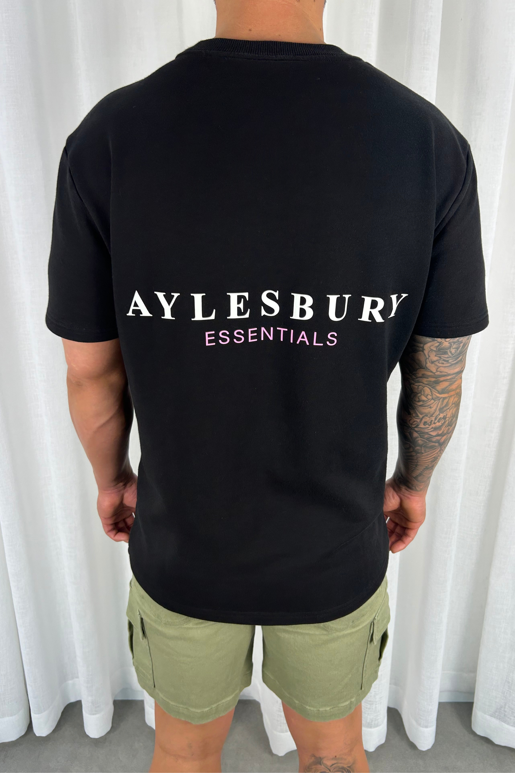Heavyweight Essentials Tee - Black