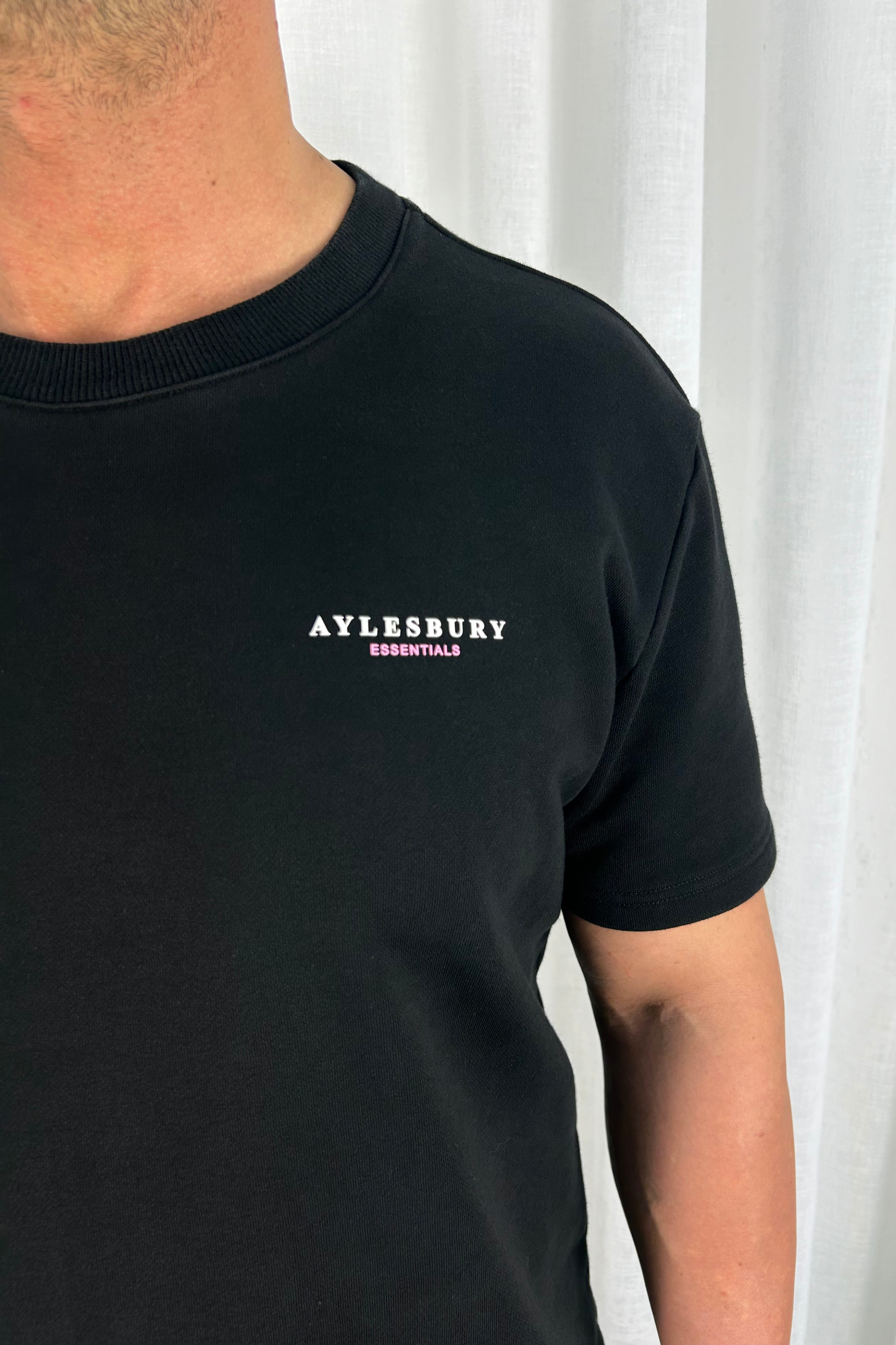 Heavyweight Essentials Tee - Black