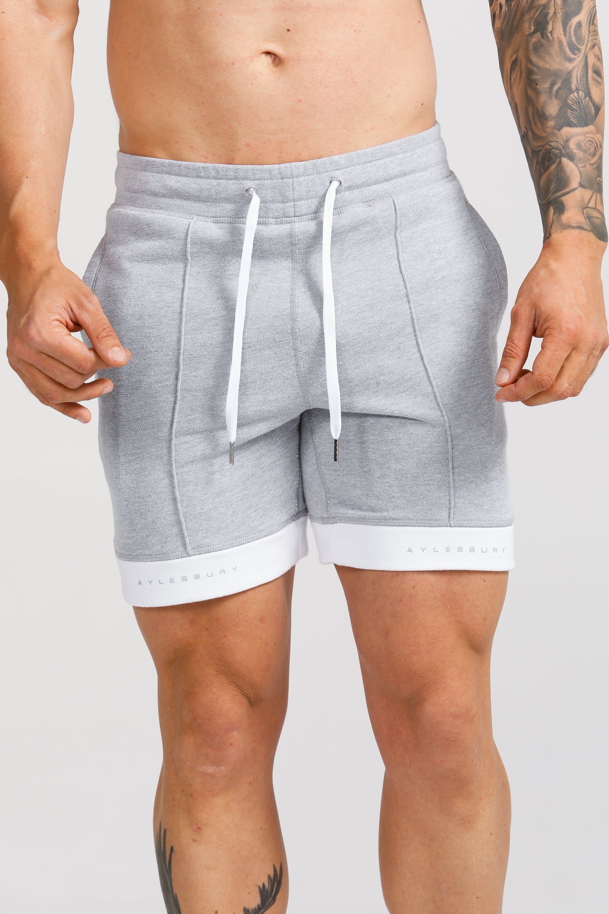 Contrast Shorts - Grey