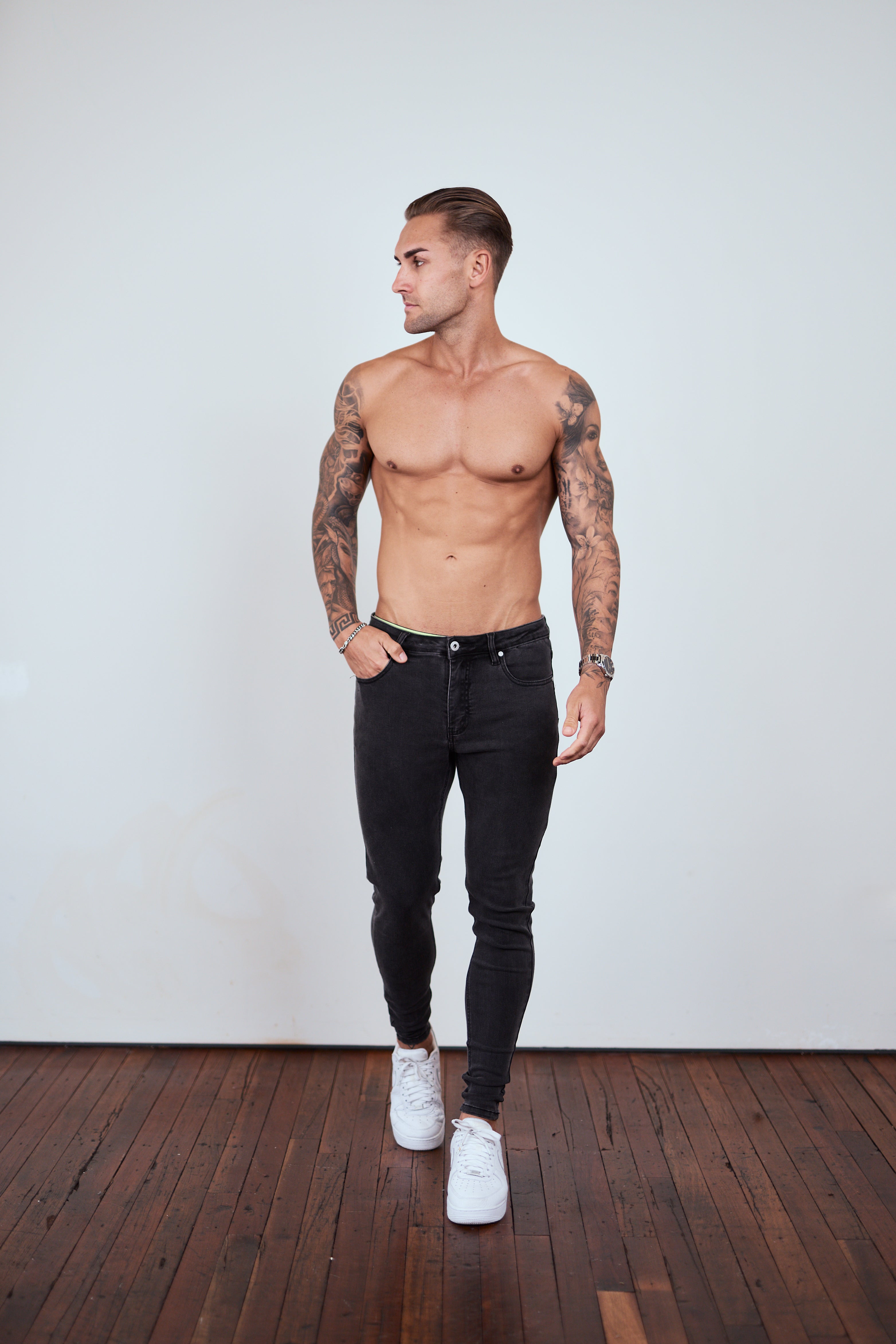 Skinny Jeans - Charcoal