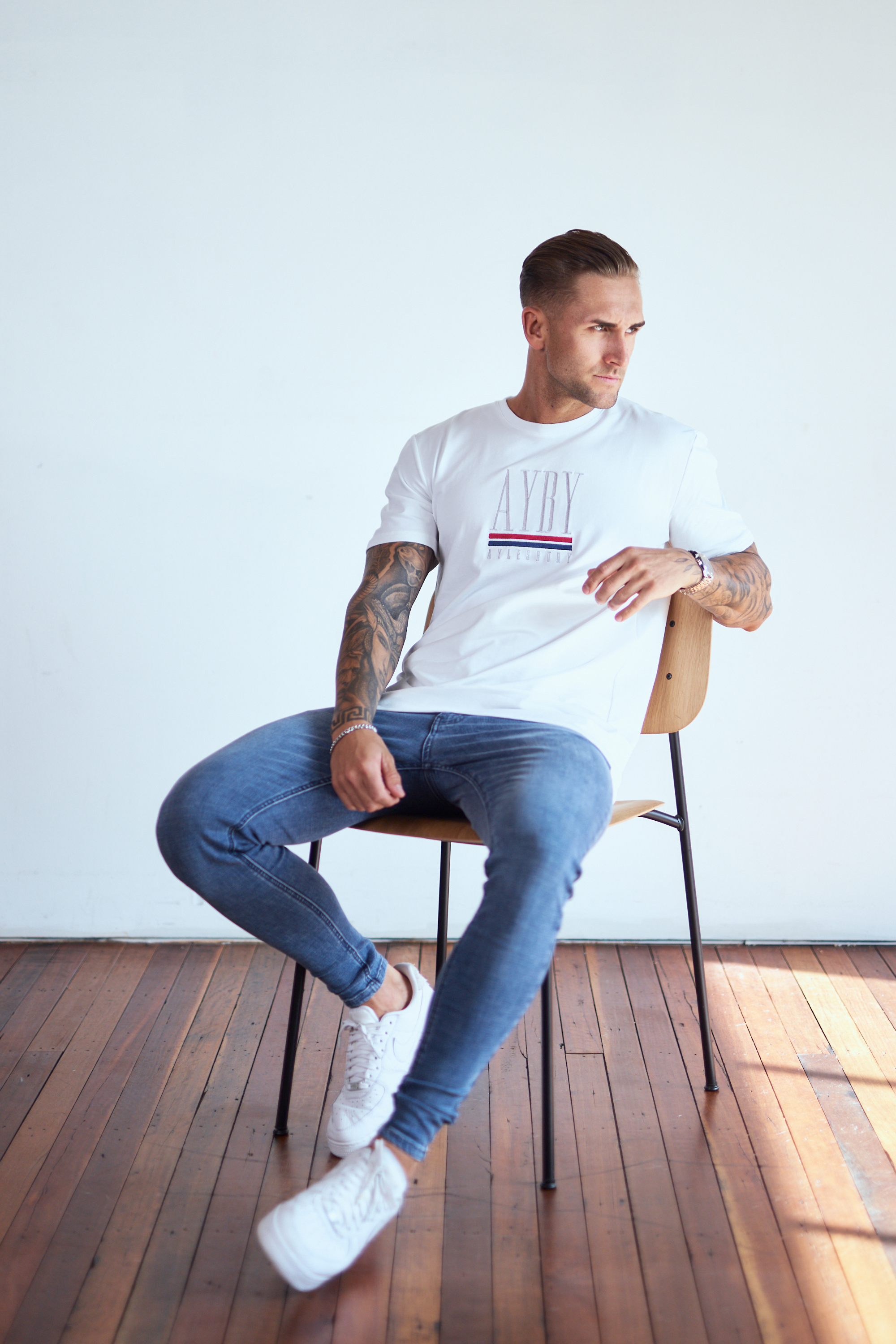 Edition Embroidered Tee - White