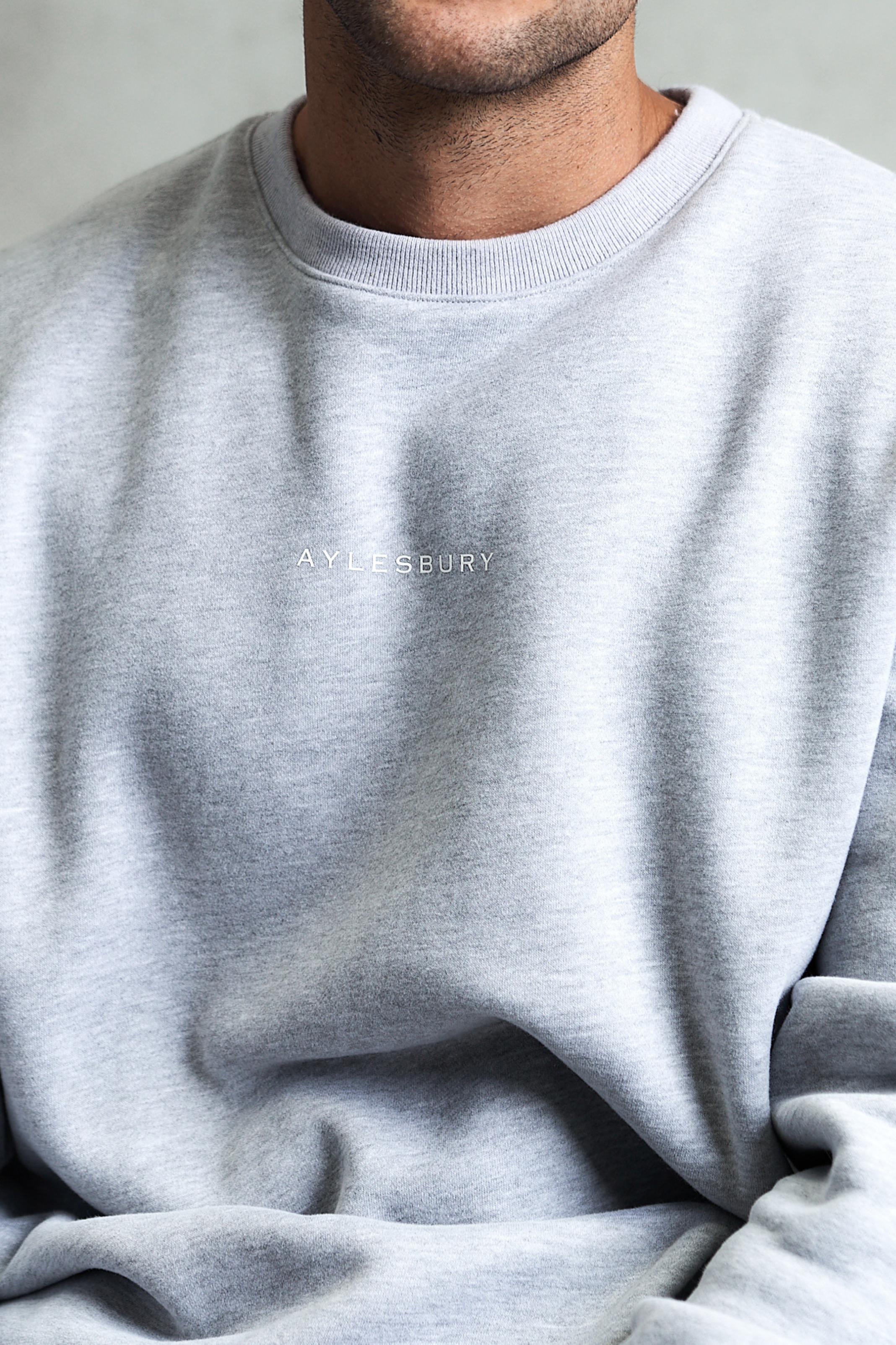 Staple Crew Neck Jumper - Grey