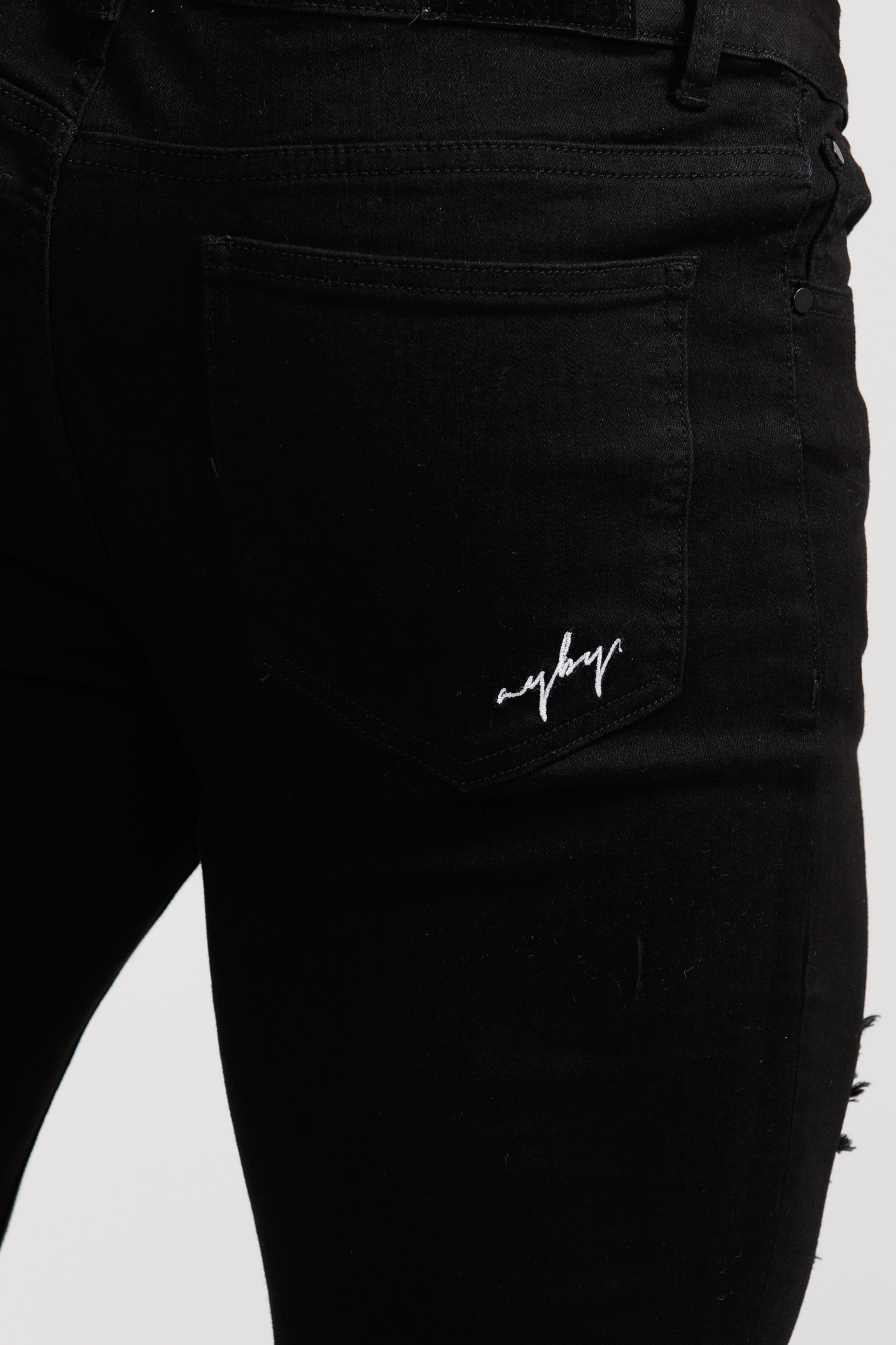 Charlie P Denim Jeans - Black