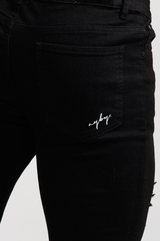 Charlie P Denim Jeans - Black