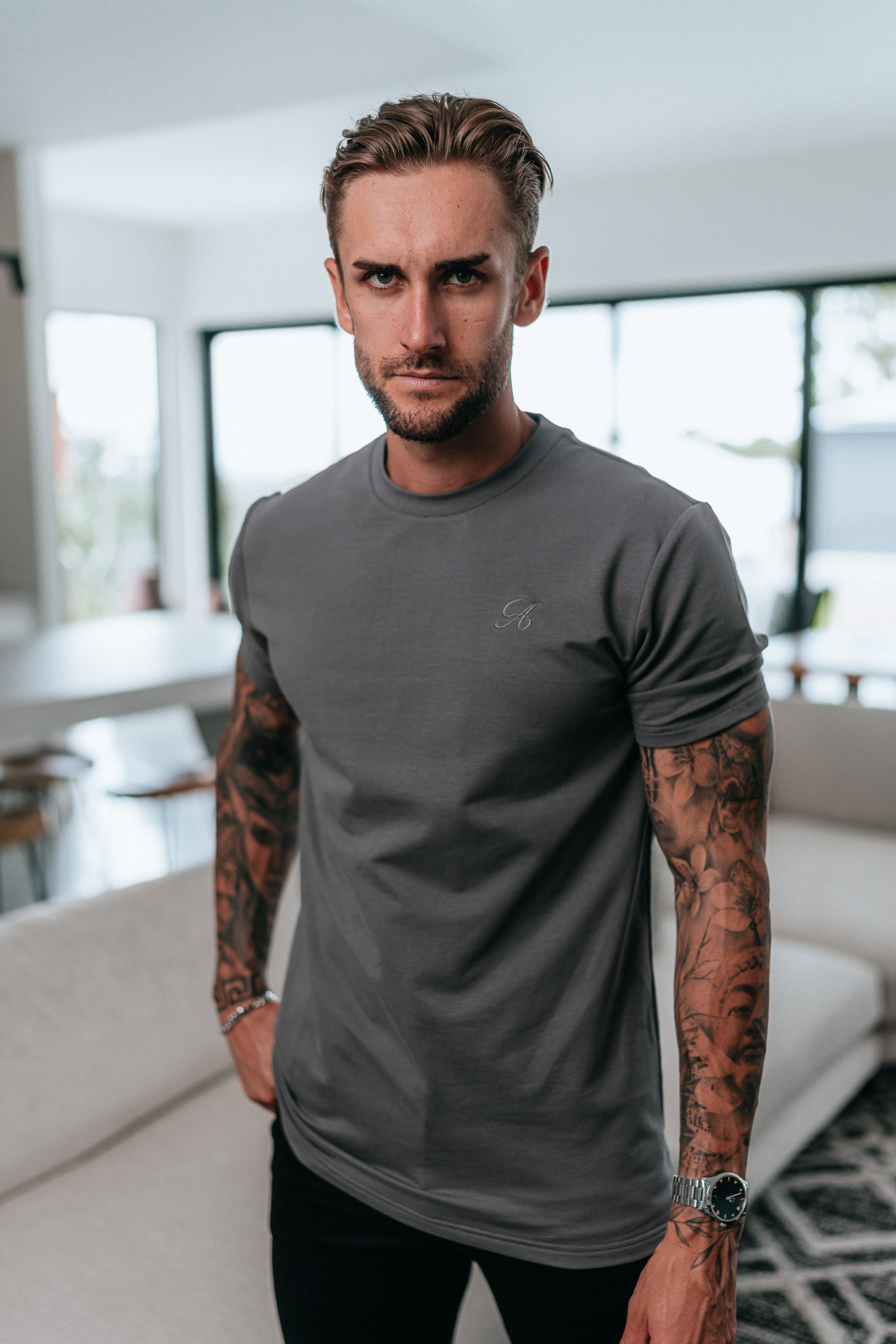 Classic Tee - Charcoal