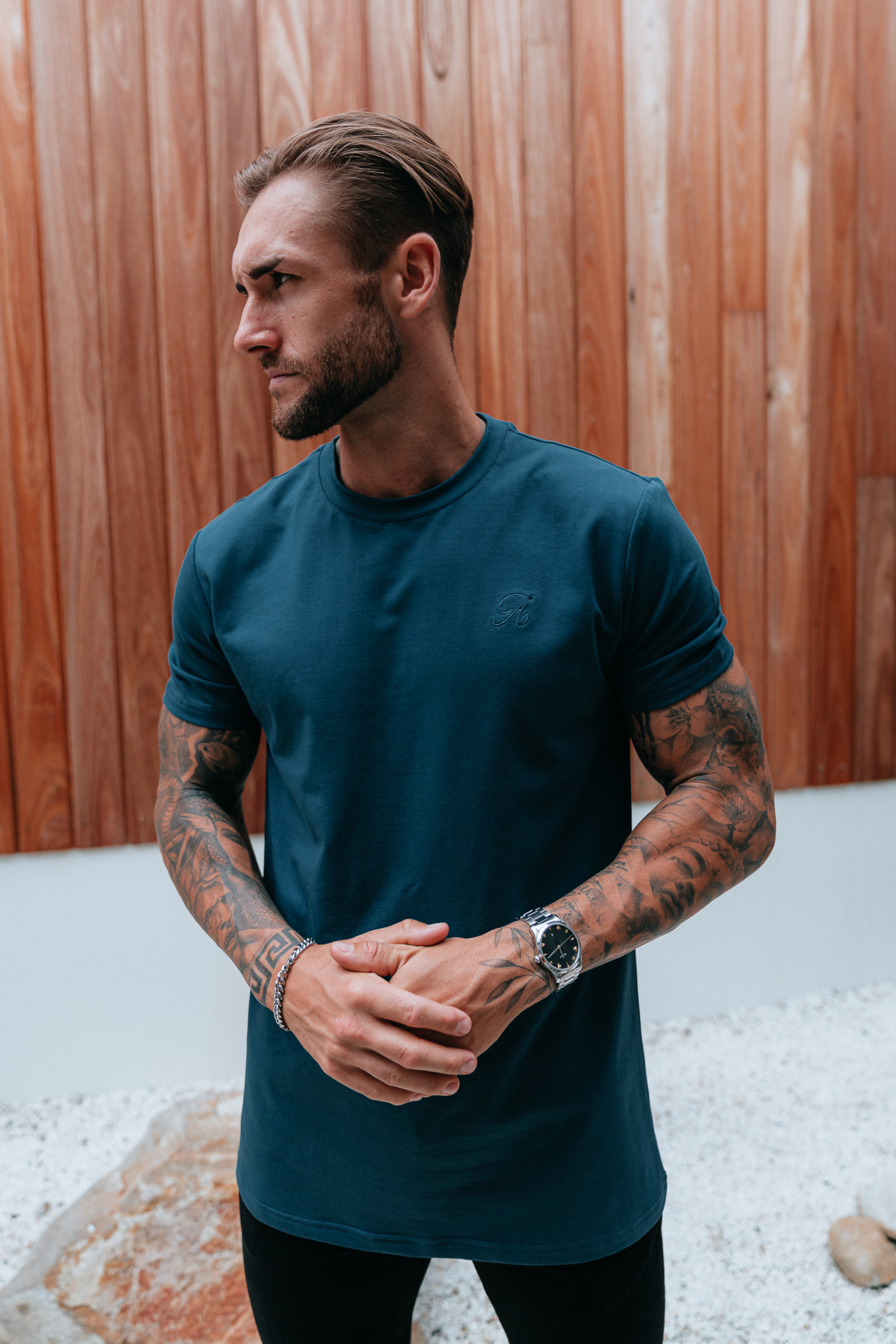 Classic Tee - Blue Emerald
