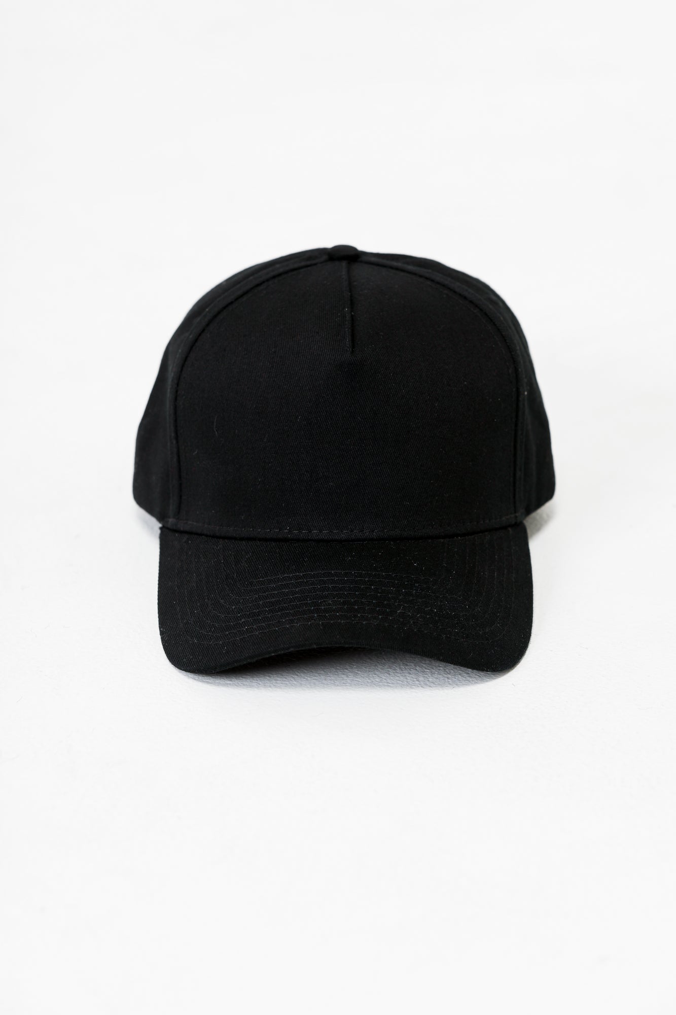 Plain Jane A-Frame Snapback - Black