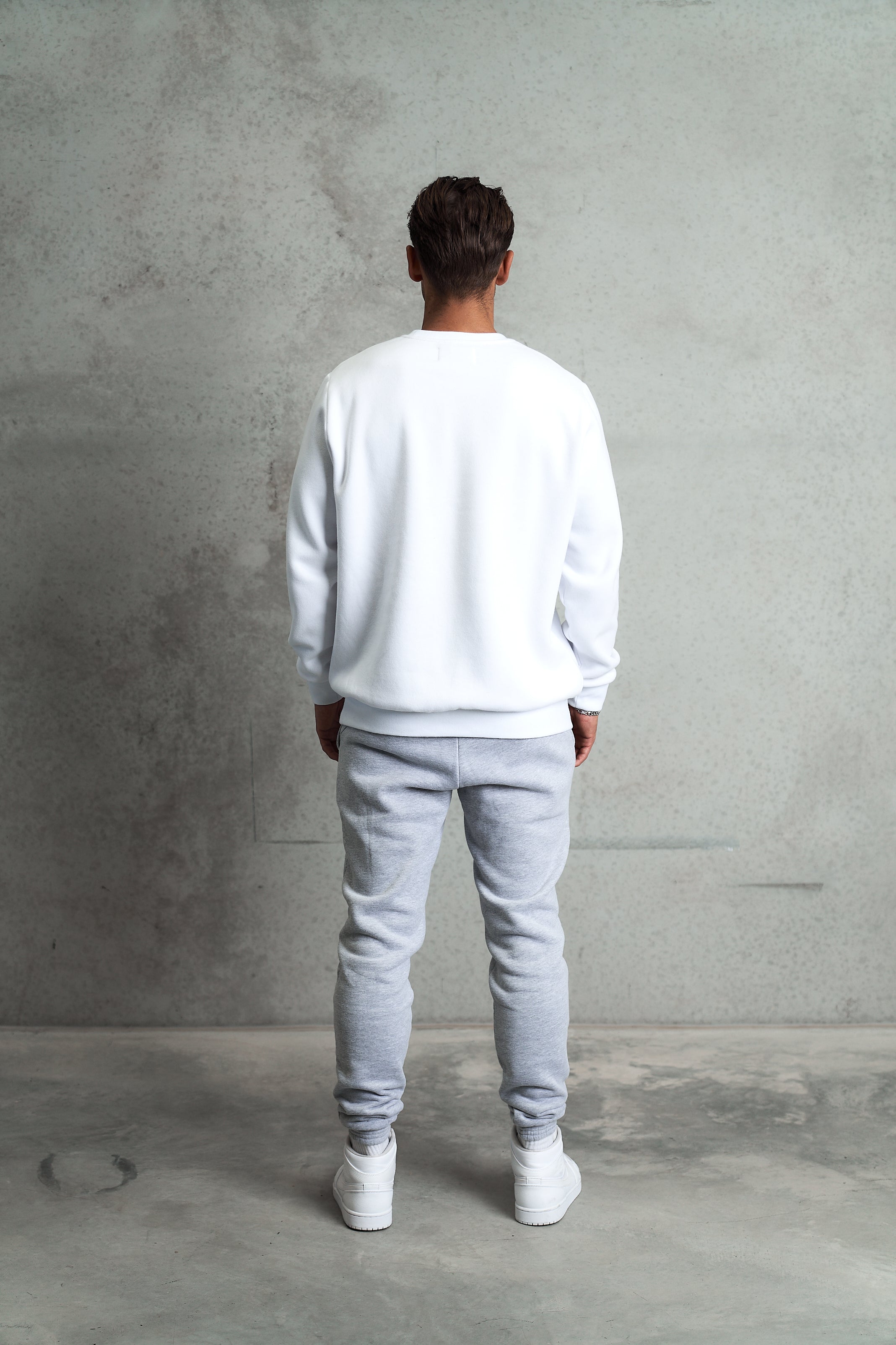 Staple Crew Neck Jumper - White