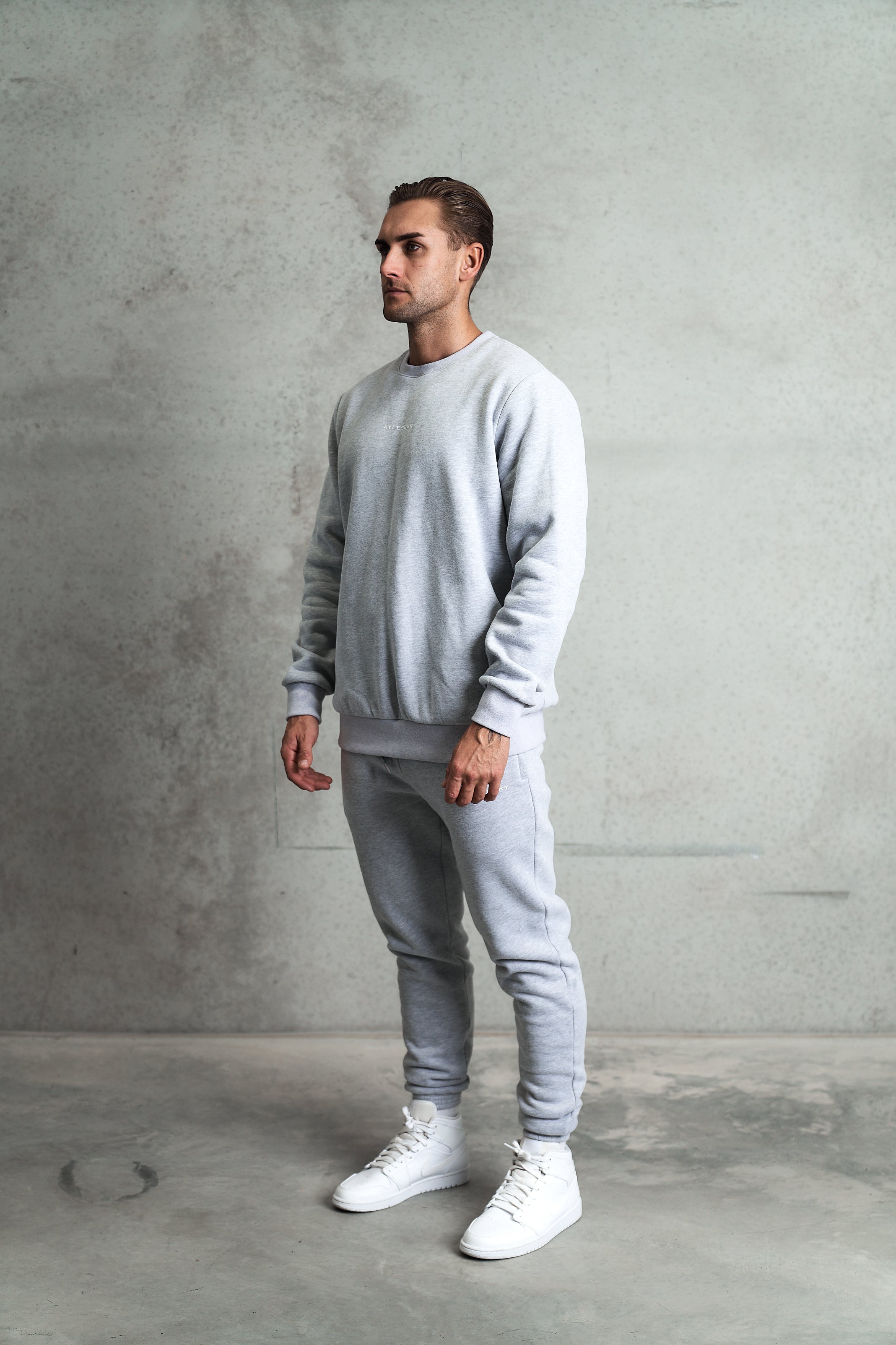 Staple Crew Neck Jumper - Grey