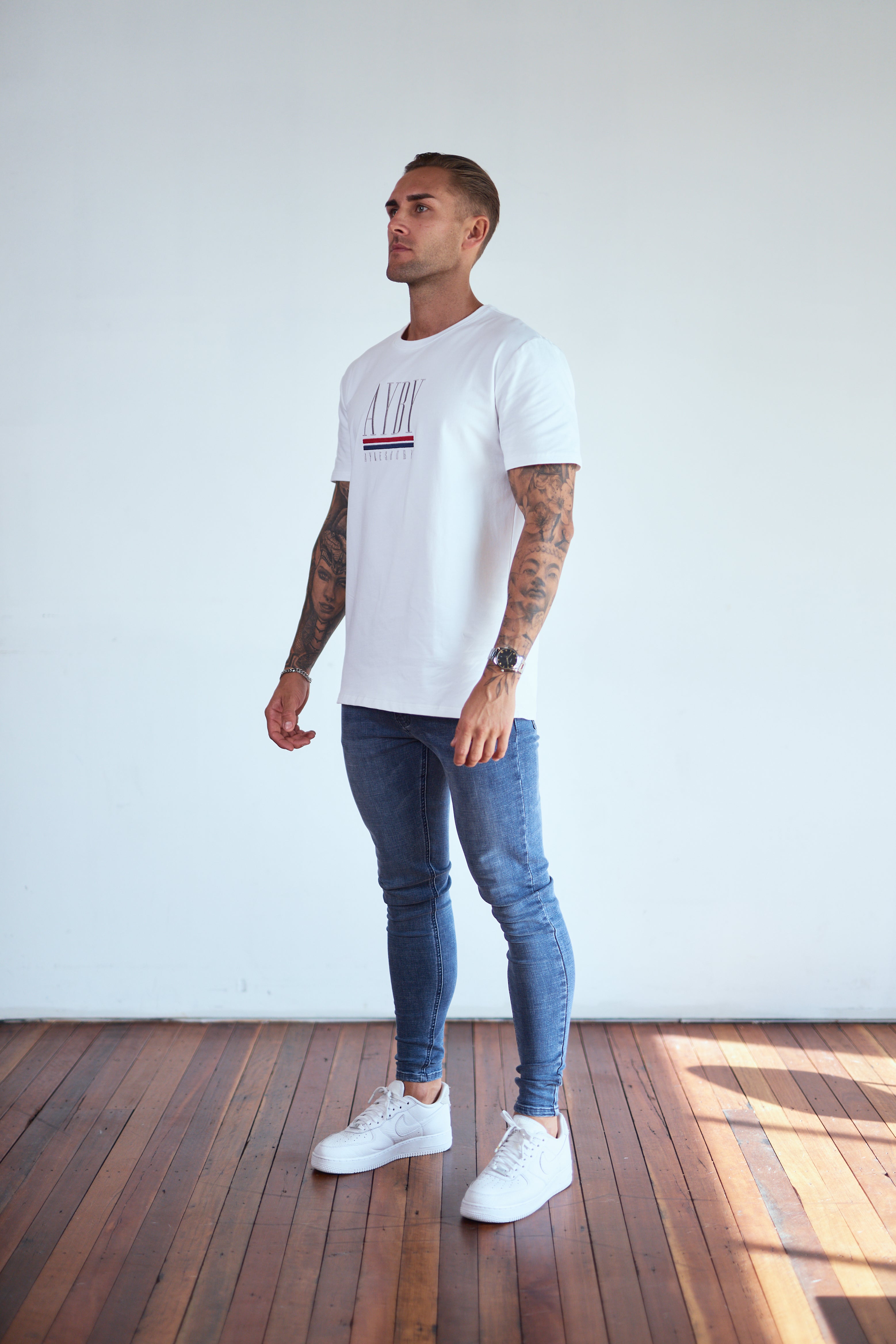 Edition Embroidered Tee - White