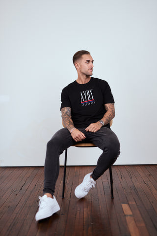 Edition Embroidered Tee - Black