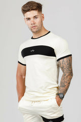 Wrexham Panel Tee - Ivory