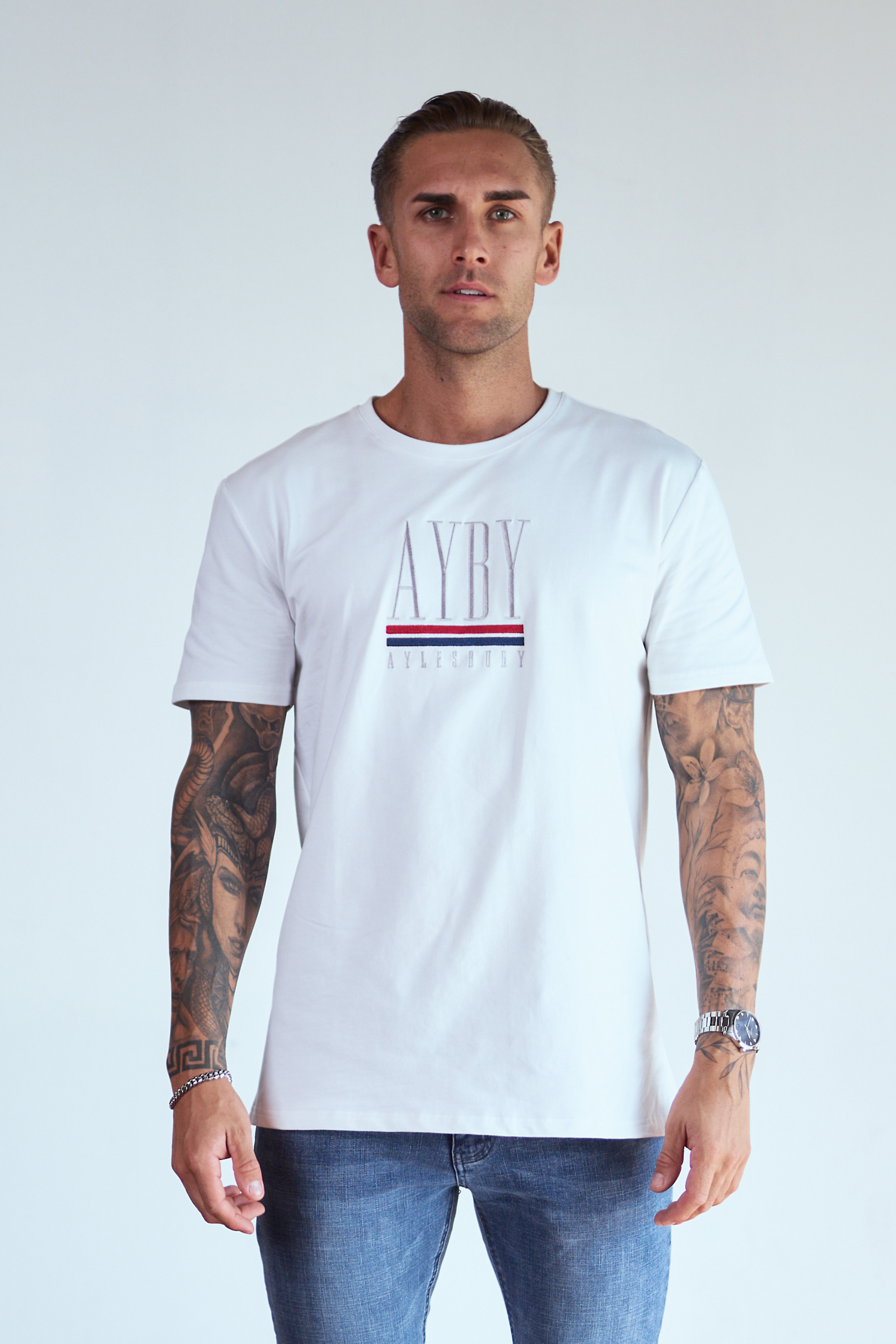 Edition Embroidered Tee - White