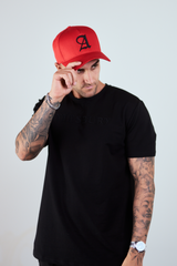 Reign 3D Embroidered Logo Snapback - Red