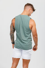 Khaki Muscle Tank