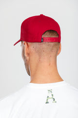 Plain Jane A-Frame Snapback - Cherry Red