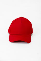 Plain Jane A-Frame Snapback - Cherry Red