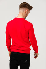 Slim Fit Signature Crew Neck - Red