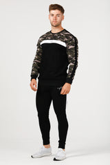 Slim Fit Combat Crew Neck - Green