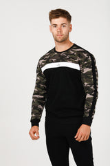 Slim Fit Combat Crew Neck - Green